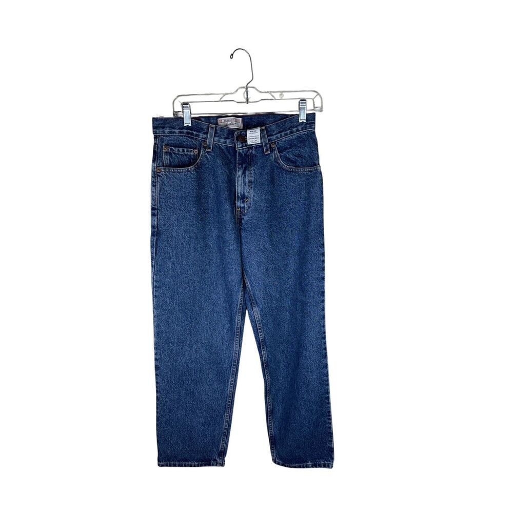 NEW Levi Strauss Signature Jeans Mens 30x30 Relaxed Fit Blue Denim NWT - Picture 1 of 4